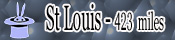 Distance to Abbotts from St Louis Missoouri